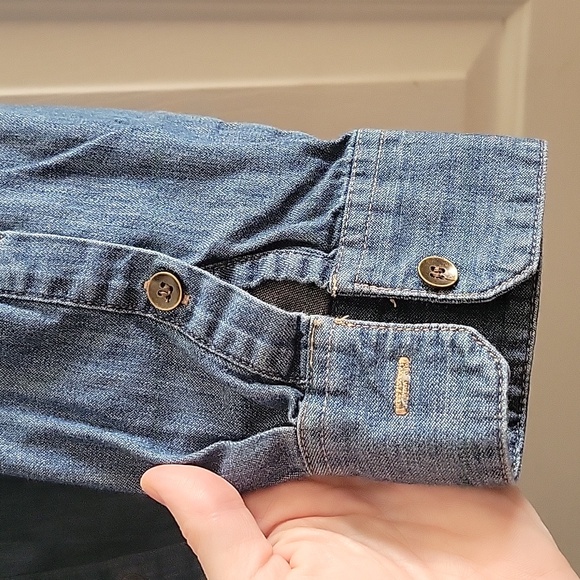 Pendleton 100% cotton denim buttondown - Picture 6 of 8